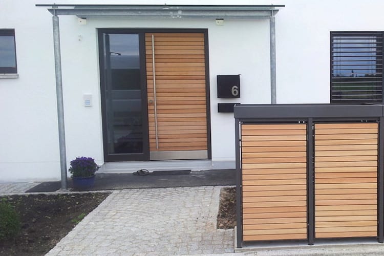 2er Mulltonnenbox Fur 2 Mulltonnen Von Zaun Fackler