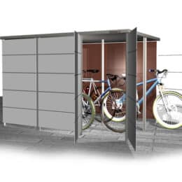 Fahrradbox HPL