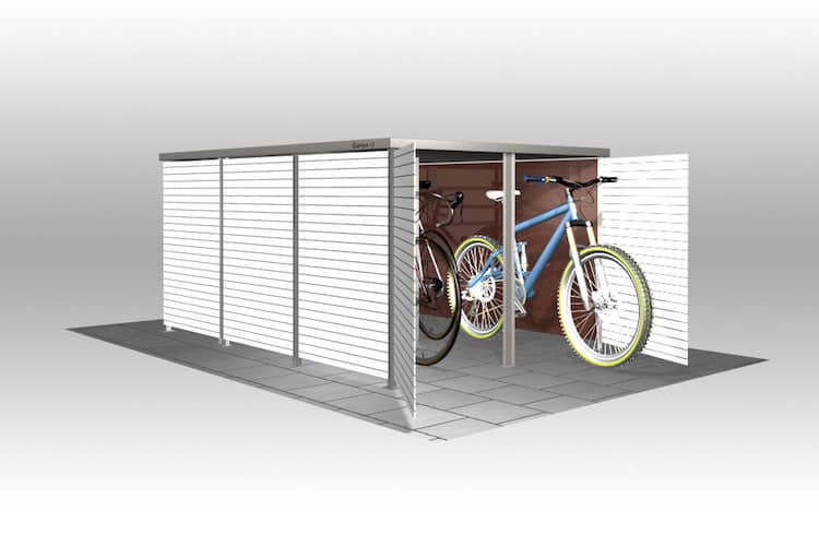 Fahrradbox HPL