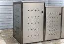 1er Mülltonnenbox Edelstahl ECO-MAX 240 l Anbau