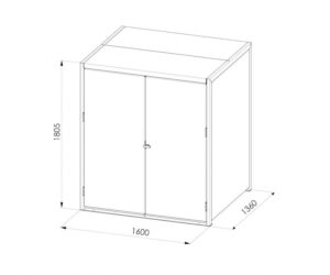 1er Container Box Skizze