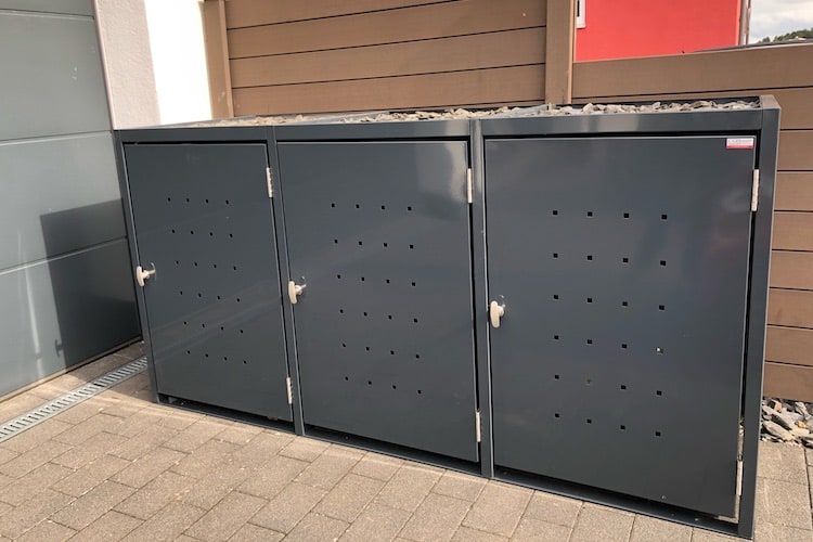 Mülltonnenbox 3er metall - Der absolute TOP-Favorit unserer Redaktion