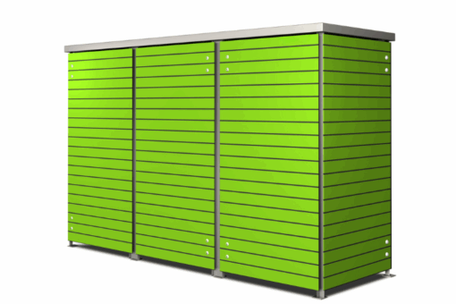 Mülltonnenbox Trash lime